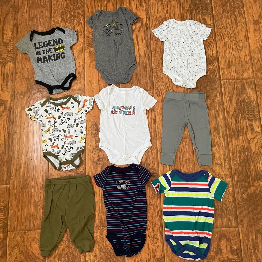 Baby boy clothes bundle size 3-6M